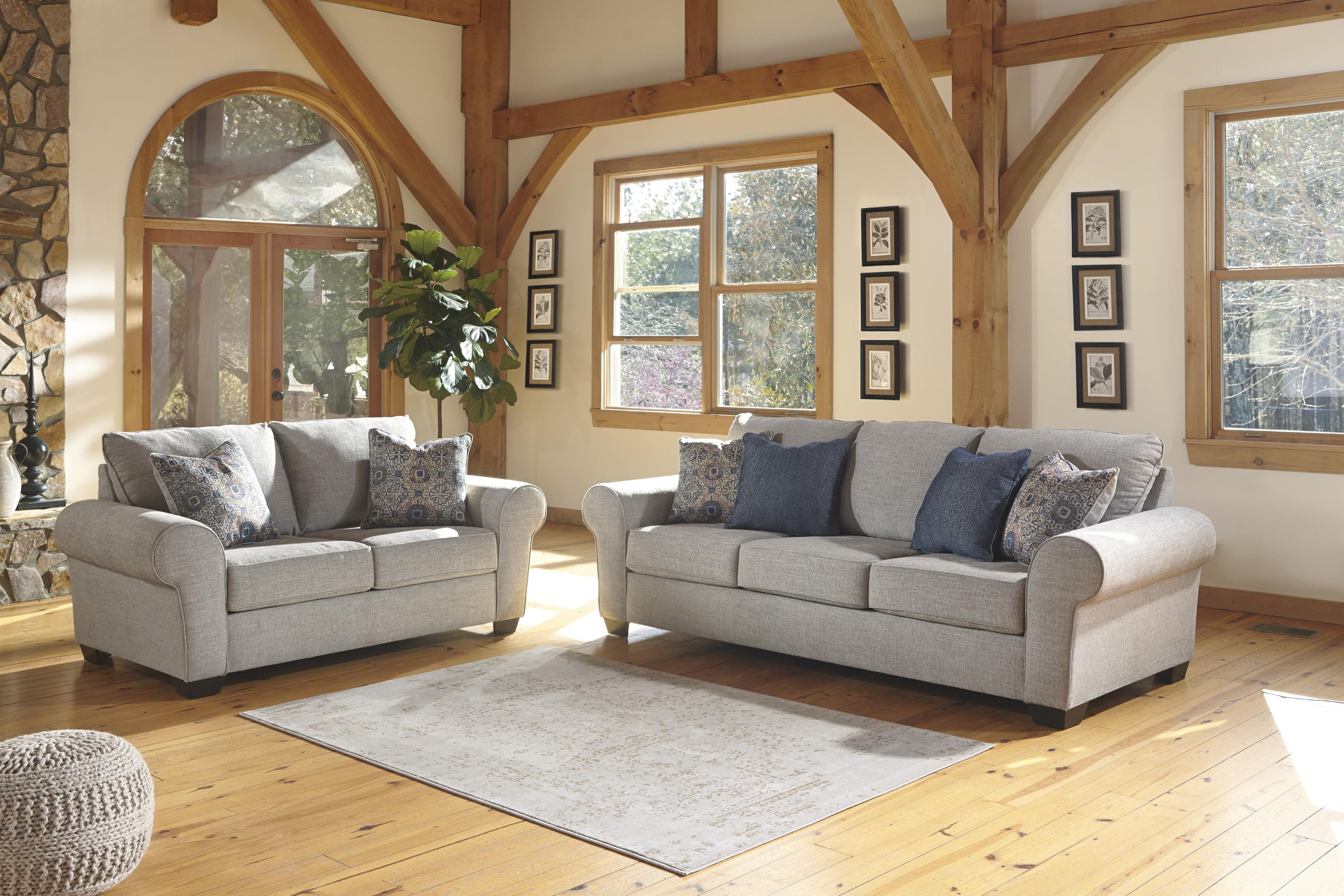 Ashley Furniture Belcampo 125213405 Sofa and Loveseat